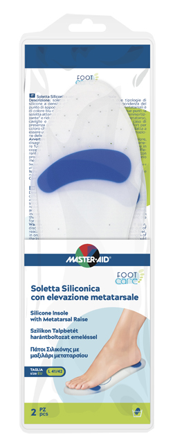 SOLETTA SILICONICA MASTER-AID FOOTCARE LARGE 41-42 METATARSO I6 - farmasconti.eu