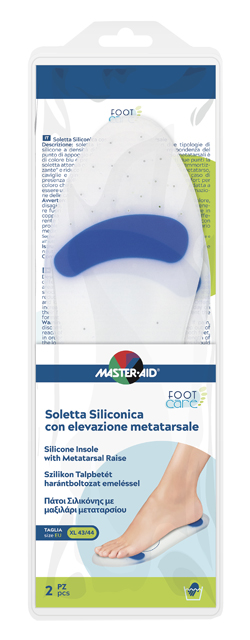 SOLETTA SILICONICA MASTER-AID FOOTCARE XL 43-44 METATARSO I7 - farmasconti.eu