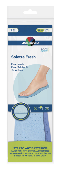 MASTER-AID FOOTCARE SOLETTA FRESH RITAGLIABILE 2 PEZZI I2 - farmasconti.eu
