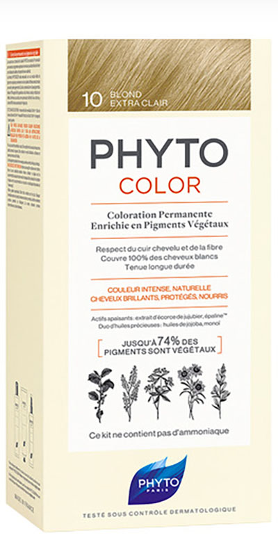 PHYTOCOLOR 10 BIONDO CHIARISSIMO EXTRA LATTE 50 ML + CREMA 50 ML + MASCHERA 12 ML - farmasconti.eu