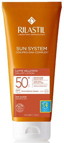 RILASTIL SUN SYSTEM PHOTO PROTECTION TERAPY SPF 50+ LATTE VELLUTANTE 200 ML - farmasconti.eu
