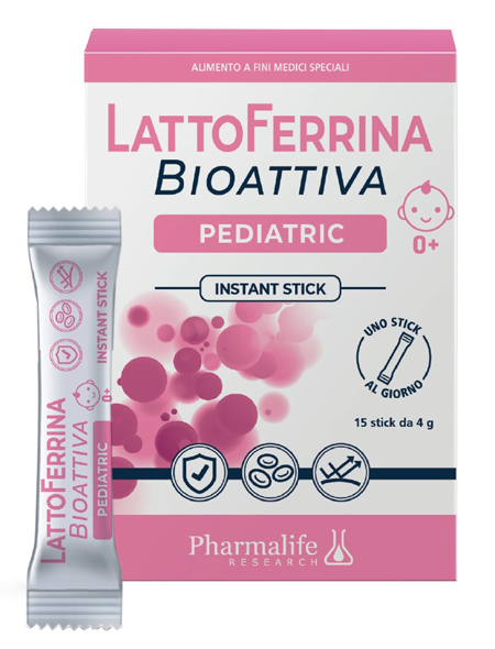 LATTOFERRINA BIOATTIVA PEDIATRIC 15 STICK 4 G - farmasconti.eu
