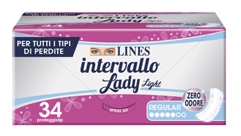 LINES INTERVALLO LADY REGULAR 34 PEZZI - farmasconti.eu