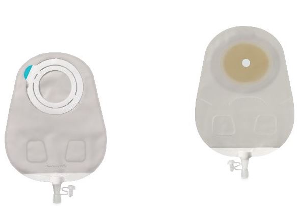 SENSURA MIO FLEX SISTEMA 2 PEZZI CON AGGANCIO ADESIVO SACCA MULTICHAMBER PER UROSTOMIA TRASPARENTE 35MM DA 550 ML 30 PEZZI - farmasconti.eu