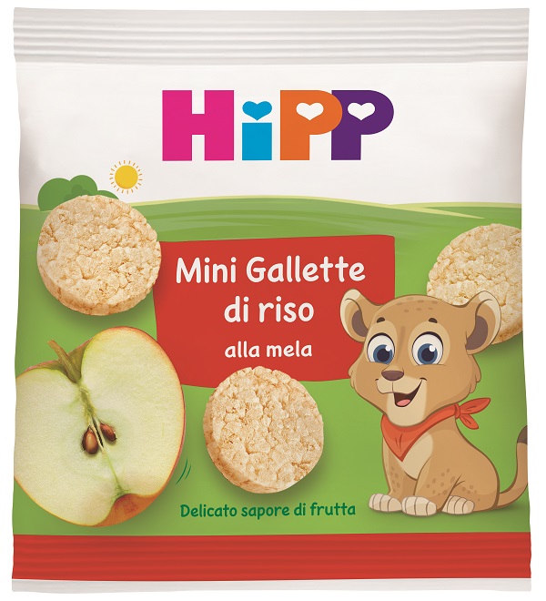HIPP MINI GALLETTE DI RISO ALLA MELA 30 G - farmasconti.eu