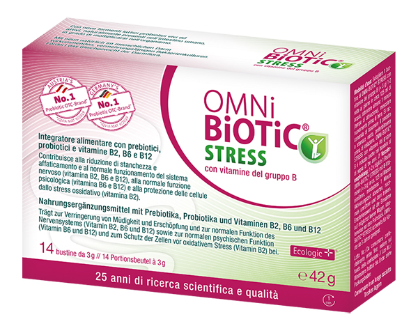 OMNI BIOTIC STRESS VITAMINE GRUPPO B 14 BUSTINE DA 3 G - farmasconti.eu