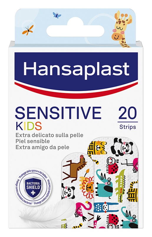 CEROTTO HANSAPLAST SENSITIVE KIDS 20 PEZZI ASSORTITI - farmasconti.eu