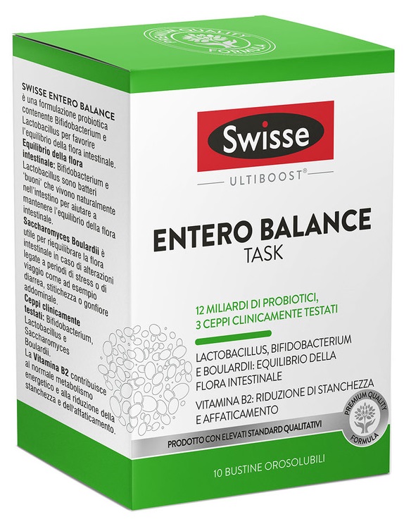 SWISSE ENTERO BALANCE VIAGGIO 10 BUSTINE - farmasconti.eu