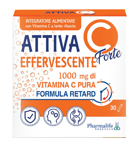 ATTIVA C FORTE EFFERVESCENTE 30 STICK - farmasconti.eu