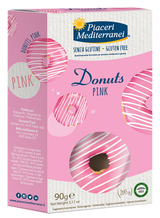 PIACERI MEDITERRANEI DONUTS PINK 90 G - farmasconti.eu