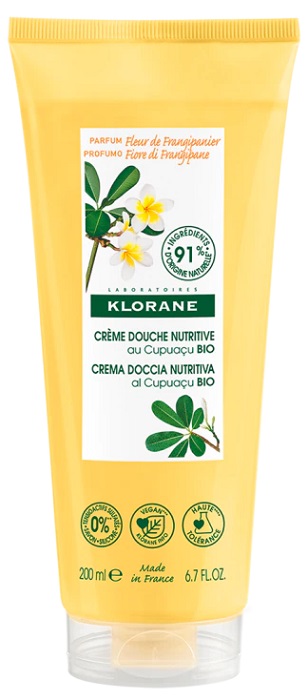 KLORANE CREMA DOCCIA FIORE DI FRANGIPANE 200 ML - farmasconti.eu