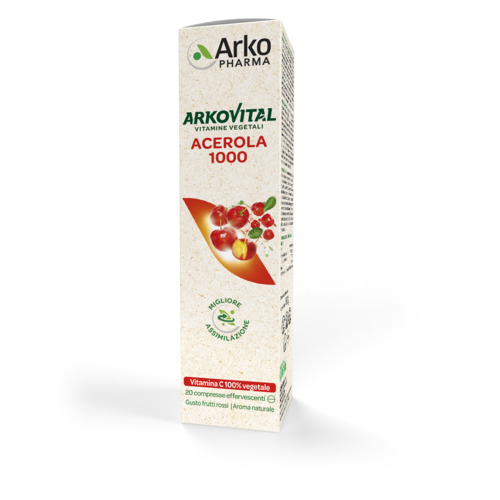 ARKOVITAL ACEROLA 1000 EFFERVESCENTE 20 COMPRESSE - farmasconti.eu