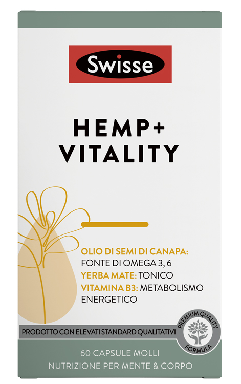 SWISSE HEMP+ VITALITY 60 CAPSULE - farmasconti.eu