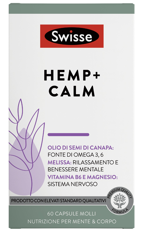 SWISSE HEMP+ CALM 60 CAPSULE - farmasconti.eu