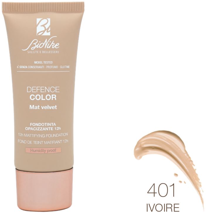 DEFENCE COLOR FONDOTINTA MAT VELVET 401 30 ML - farmasconti.eu