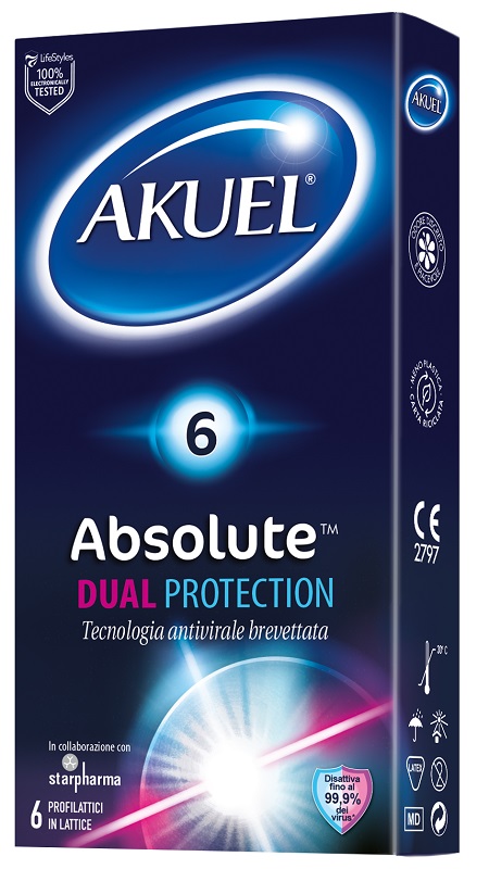 AKUEL ABSOLUTE DUAL PROTECTION 6 PEZZI - farmasconti.eu