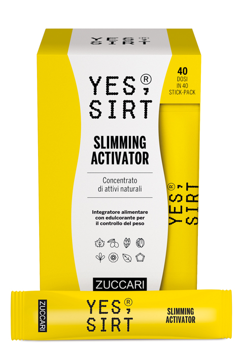 YES SIRT SLIMMING ACTIVATOR 40 STICKPACK DA 2,5 G - farmasconti.eu