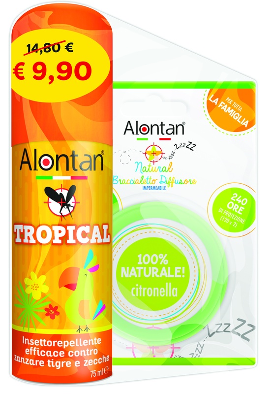 BI PACK TROPICAL SPRAY 75 ML + BRACCIALETTO DIFFUSORE - farmasconti.eu