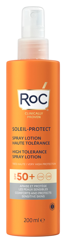 ROC LOZIONE SPRAY SOLARE CORPO SPF 50+ ELEVATA TOLLERABILITA' 200 ML - farmasconti.eu