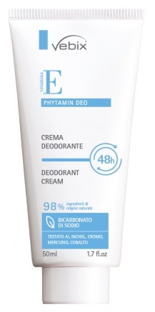 VEBIX PHYTAMIN E DEO PERFORMANCE CREMA DEO 48H-50ML BICARBONATO DI SODIO - farmasconti.eu