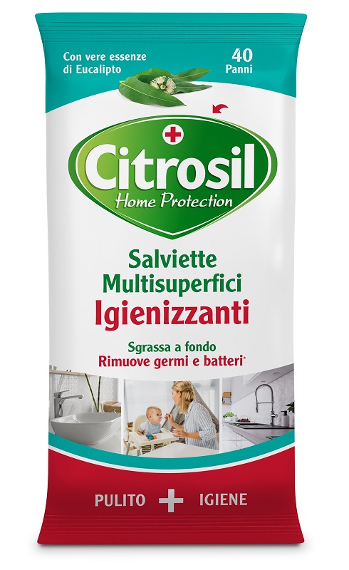 CITROSIL SALVIETTE IGIENIZZANTI EUCALIPTO 40 PEZZI - farmasconti.eu