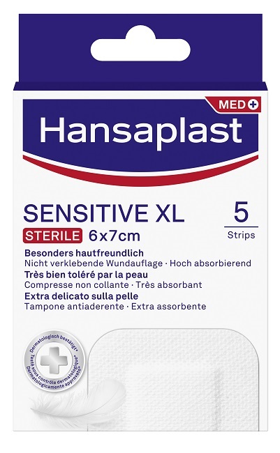 CEROTTO HANSAPLAST SENSITIVE XL 5 PEZZI - farmasconti.eu