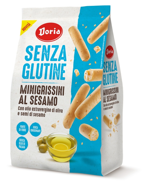 DORIA MINIGRISSINI SESAMO 150 G - farmasconti.eu