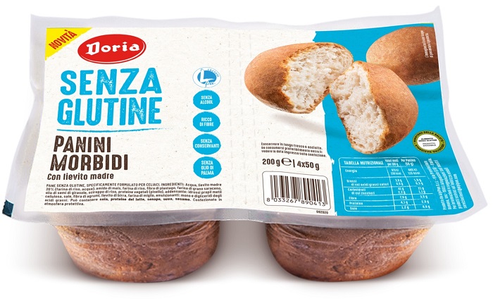DORIA PANINI MORBIDI 4 PEZZI DA 50 G - farmasconti.eu