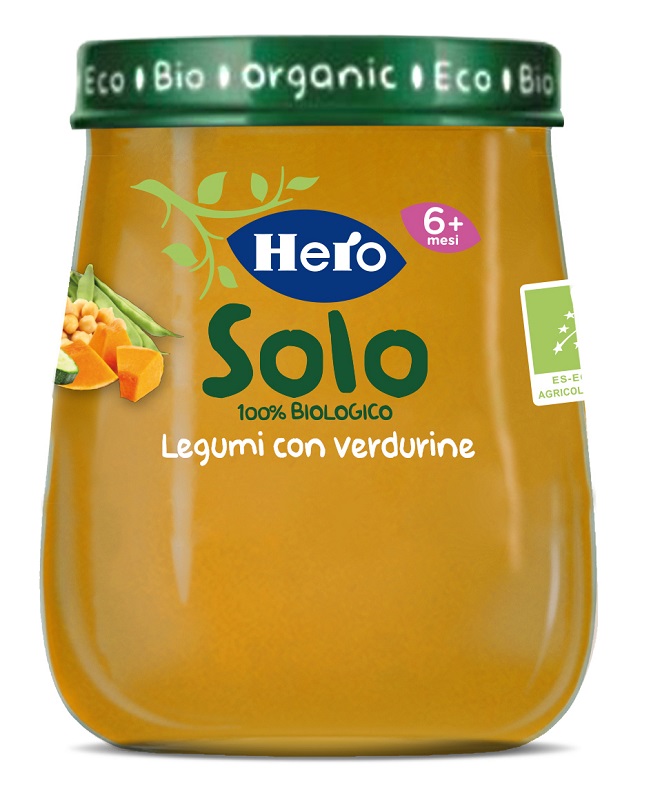 HERO BABY SOLO OMOGENEIZZATO LEGUMI VERDURE 120 G - farmasconti.eu