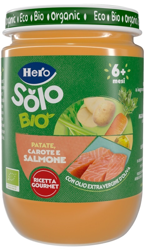 HERO BABY SOLO OMOGENEIZZATO SALMONE VERDURE 190 G - farmasconti.eu