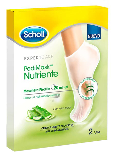 SCHOLL PEDIMASK ALOE VERA 2 PEZZI - farmasconti.eu