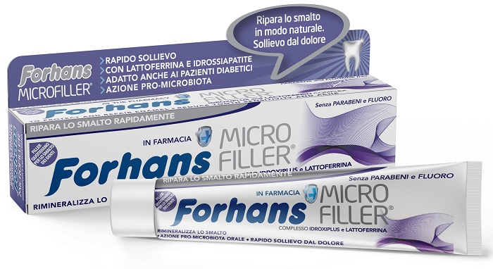 FORHANS DENTIFRICIO MICROFILLER PROTEZIONE SMALTO 75 ML - farmasconti.eu