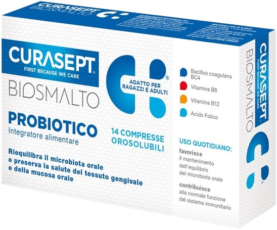 CURASEPT BIOSMALTO PROBIOTICO 14 COMPRESSE - farmasconti.eu