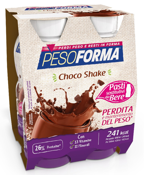 PESOFORMA CHOCO SHAKE 4X236 ML - farmasconti.eu