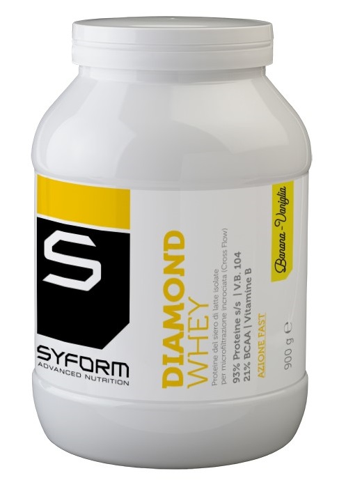 DIAMOND WHEY BANANA/VANIGLIA POLVERE 900 G - farmasconti.eu