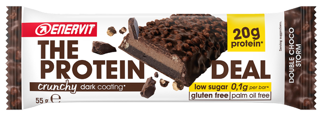 ENERVIT PROTEIN DEAL DOUBLE CHOCO STORM 55 G - farmasconti.eu
