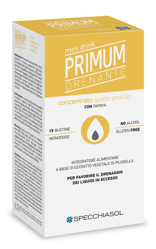 PRIMUM DRENANTE MINIDRINK ANANAS 15 STICK DA 10 ML - farmasconti.eu