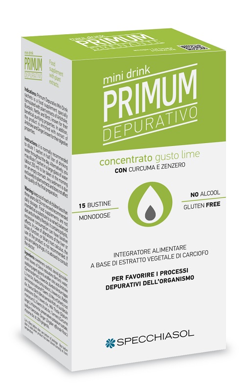 PRIMUM DEPURATIVO MINIDRINK LIME 15 STICK DA 10 ML - farmasconti.eu