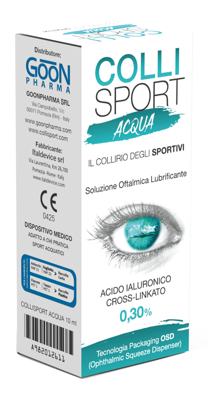COLLISPORT ACQUA SOLUZIONE OFTALMICA LUBRIFICANTE 10 ML - farmasconti.eu