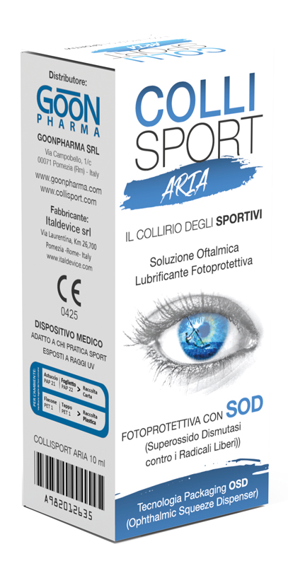 COLLISPORT ARIA SOLUZIONE OFTALMICA LUBRIFICANTE FOTOPROTETTIVA 10 ML - farmasconti.eu