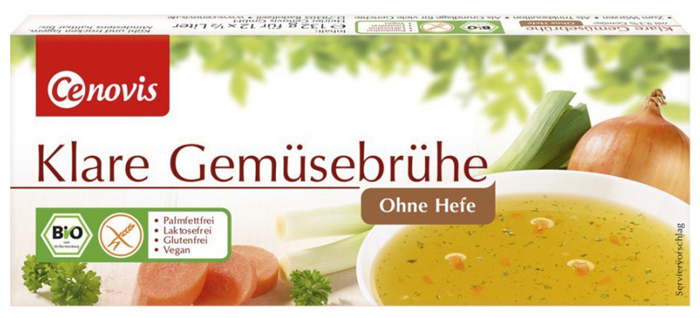 DADO CENOVIS VEGETALE BIO SENZA LIEVITO 9,3% DI VERDURE 12 CUBETTI - farmasconti.eu