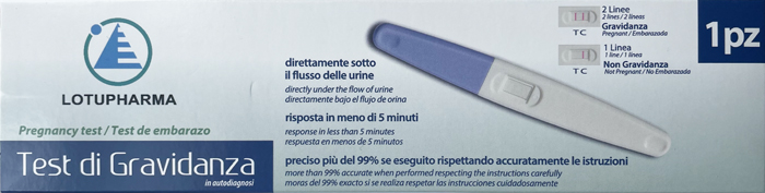 LOTUPHARMA TEST DI GRAVIDANZA 1 PEZZO - farmasconti.eu