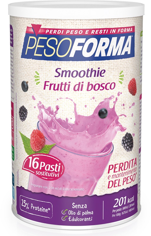 PESOFORMA SMOOTHIE FRUTTI BOSCO 436 G - farmasconti.eu