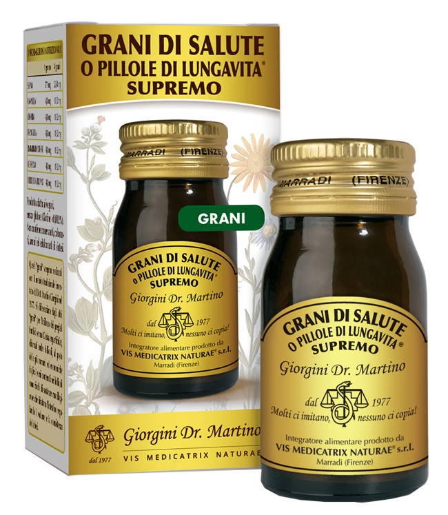 GRANI DI SALUTE O PILLOLE DI LUNGAVITA SUPREMO 30 G - farmasconti.eu
