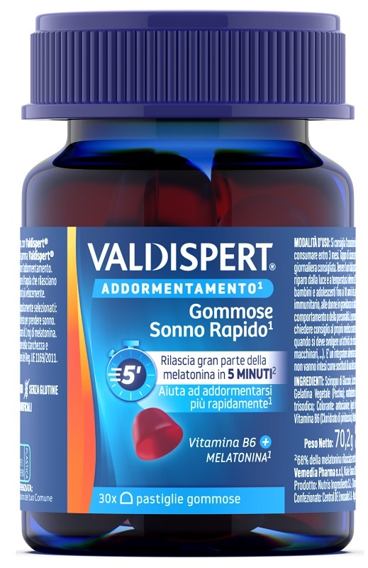 VALDISPERT GOMMOSE SONNO RAPIDO 30 PASTIGLIE GOMMOSE - farmasconti.eu