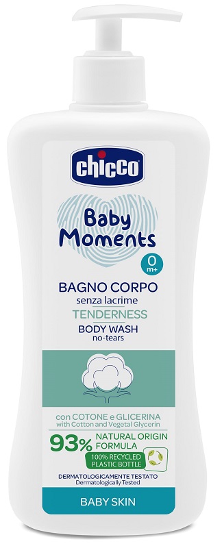 CHICCO BABY MOMENTS BAGNO TENEREZZA 500 ML - farmasconti.eu
