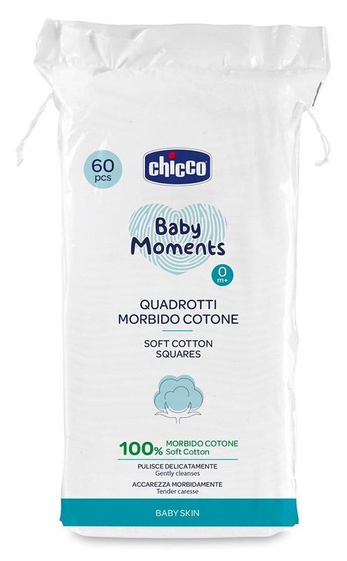 CHICCO BABY MOMENTS QUADROTTI 60 PEZZI - farmasconti.eu