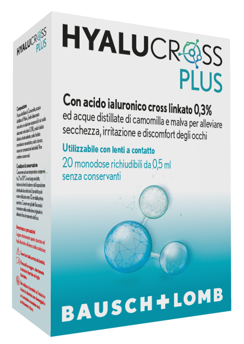 HYALUCROSS PLUS 20 FLACONCINI MONODOSE DA 0,5 ML - farmasconti.eu