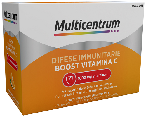 MULTICENTRUM DIFESE IMMUNITARIE BOOST VITAMINA C 14 BUSTINE - farmasconti.eu