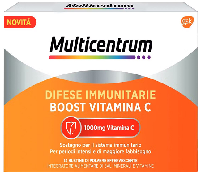 MULTICENTRUM DIFESE IMMUNITARIE BOOST VITAMINA C 28 BUSTINE - farmasconti.eu